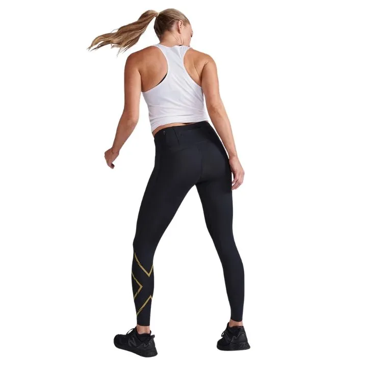 2XU WA6523B Light Speed Mid-Rise Compression Tights