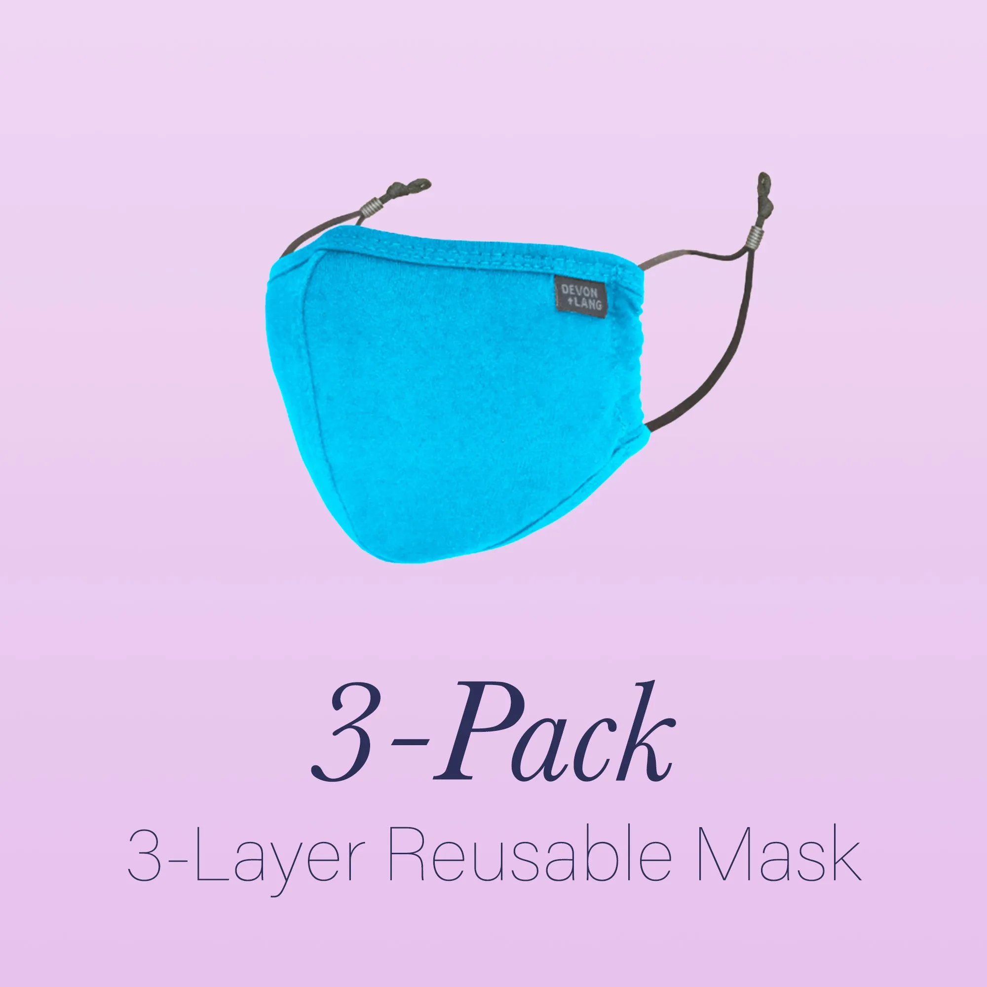 3-Layer Kids-Sized Reusable Mask