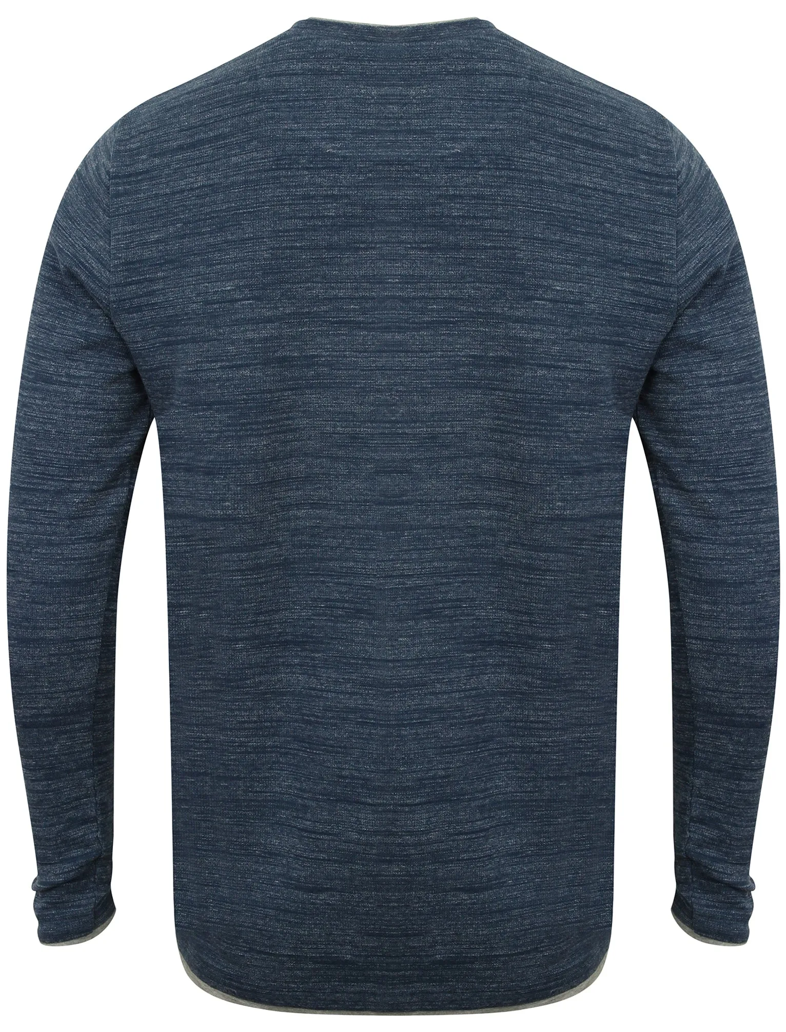 Acacia Mock T-Shirt Insert Long Sleeve Top in Reflex Blue - Dissident