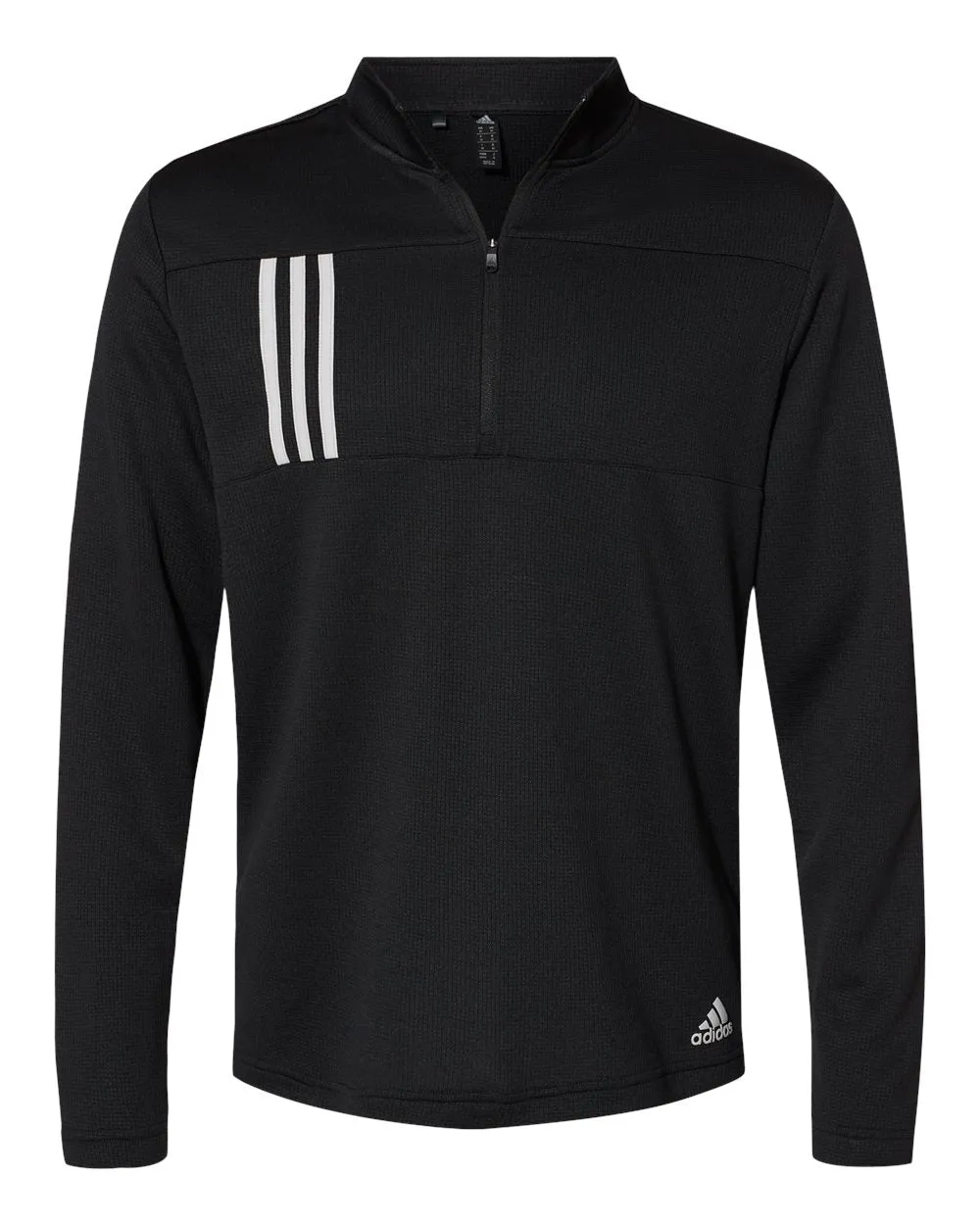 Adidas 3-Stripes Double Knit Quarter-Zip Pullover A482