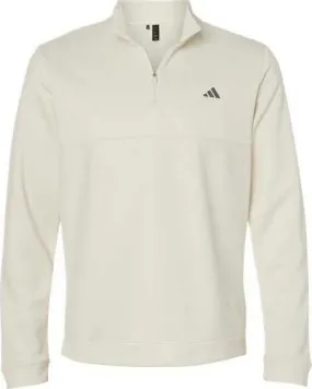 Adidas A2001 Ultimate365 Textured Quarter-Zip Pullover - Ivory