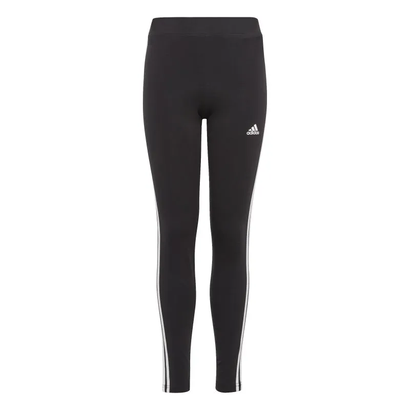 Adidas Girls Essentials 3-Stripes Cotton Legging