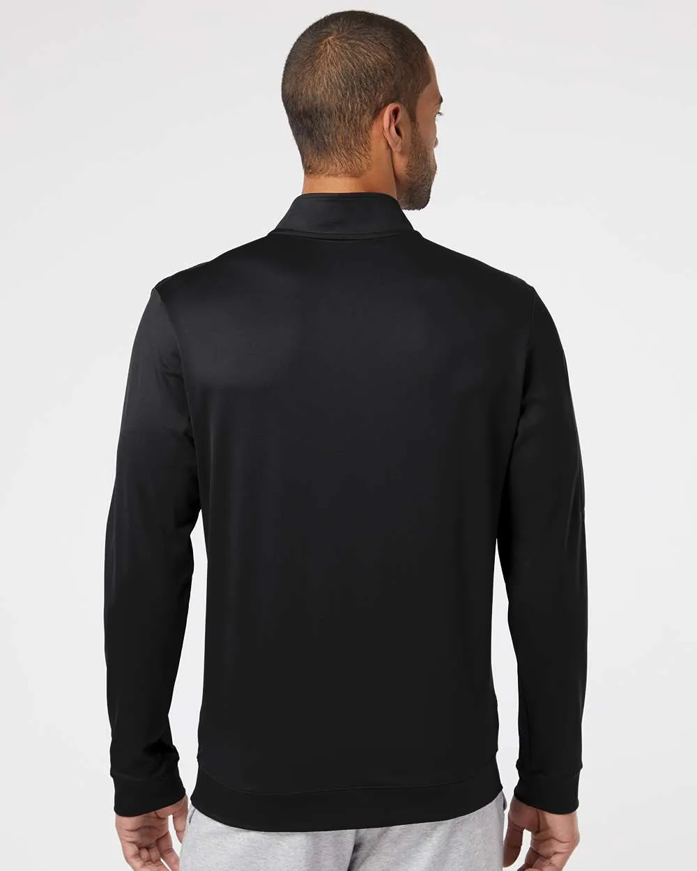 Adidas Performance Textured Quarter-Zip Pullover