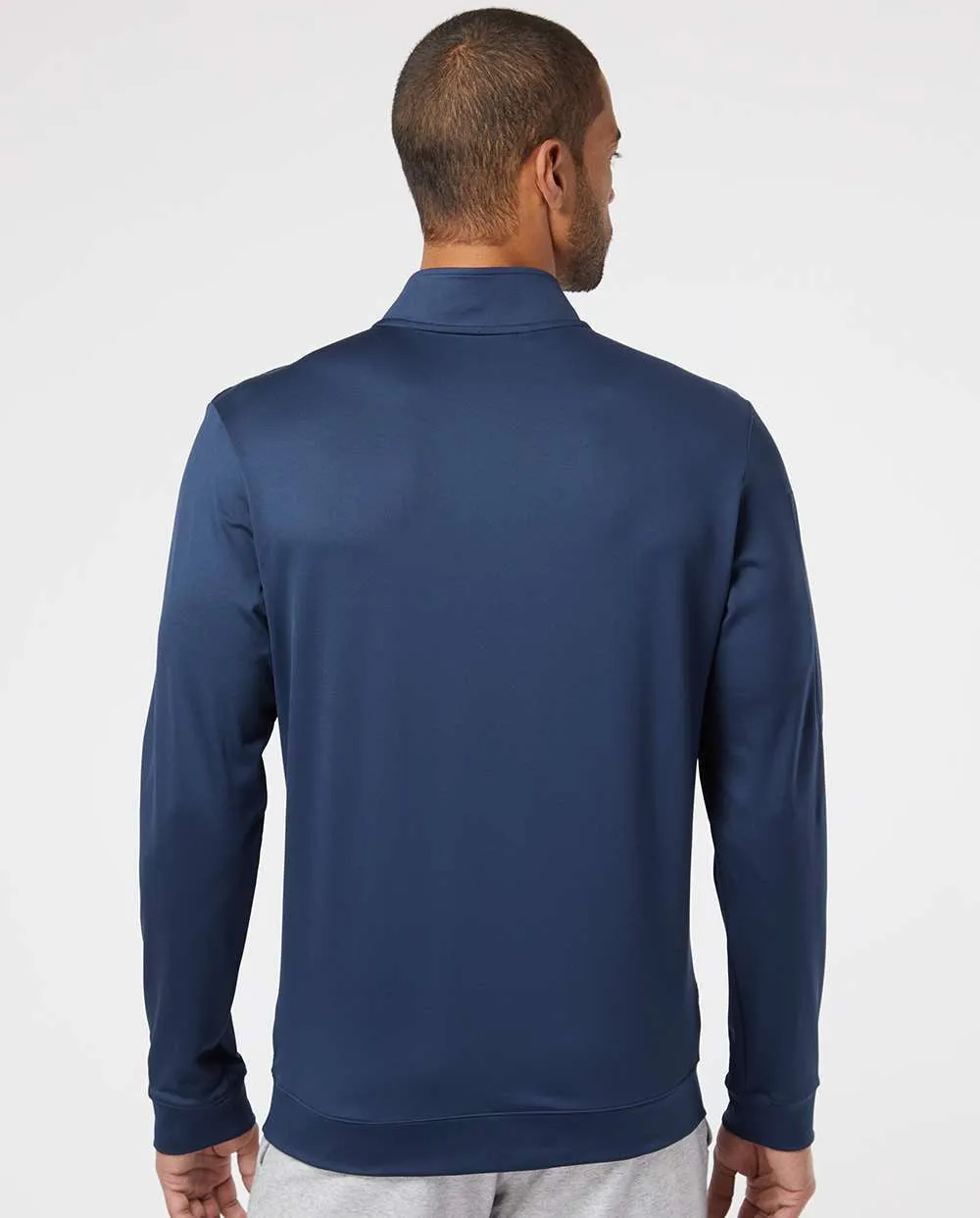 Adidas Performance Textured Quarter-Zip Pullover