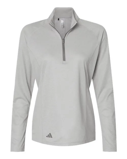 Adidas Women's Space Dyed Quarter-Zip Pullover A594