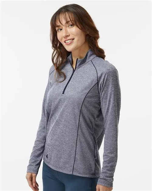 Adidas Women's Space Dyed Quarter-Zip Pullover A594