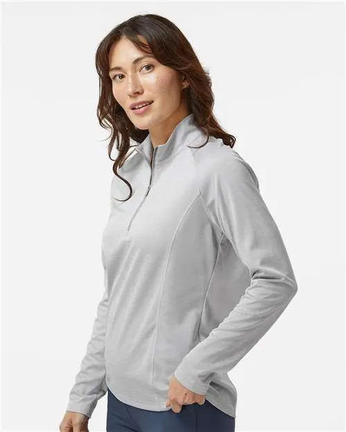 Adidas Women's Space Dyed Quarter-Zip Pullover A594