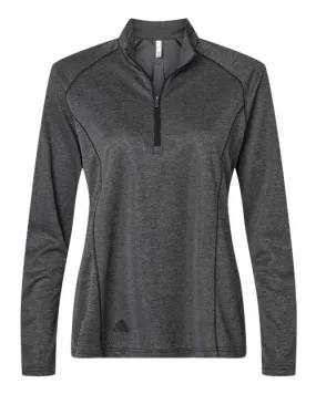 Adidas Women's Space Dyed Quarter-Zip Pullover A594