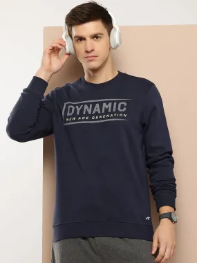 Alcis Men Casual Navy Blue Sweatshirts