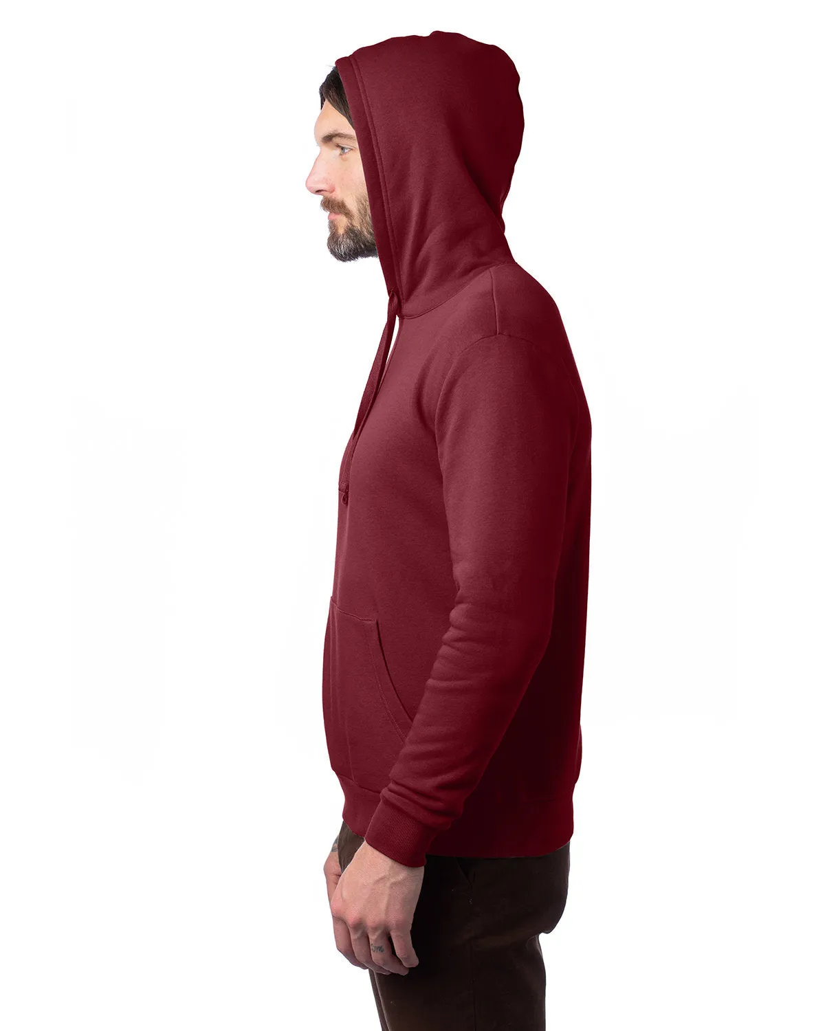 Alternative Adult Eco Cozy Fleece Pullover Hooded Sweatshirt 8804PF