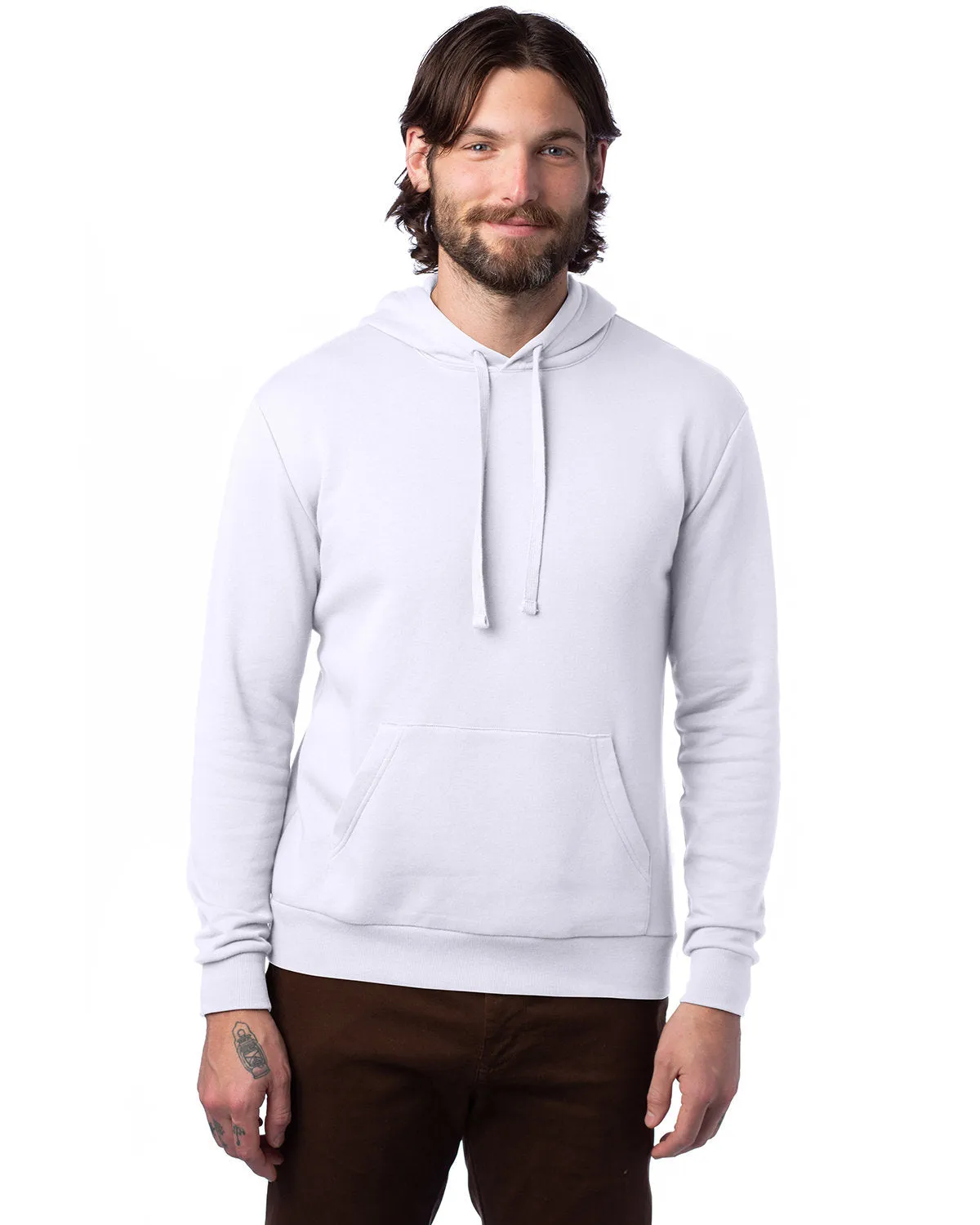 Alternative Adult Eco Cozy Fleece Pullover Hooded Sweatshirt 8804PF