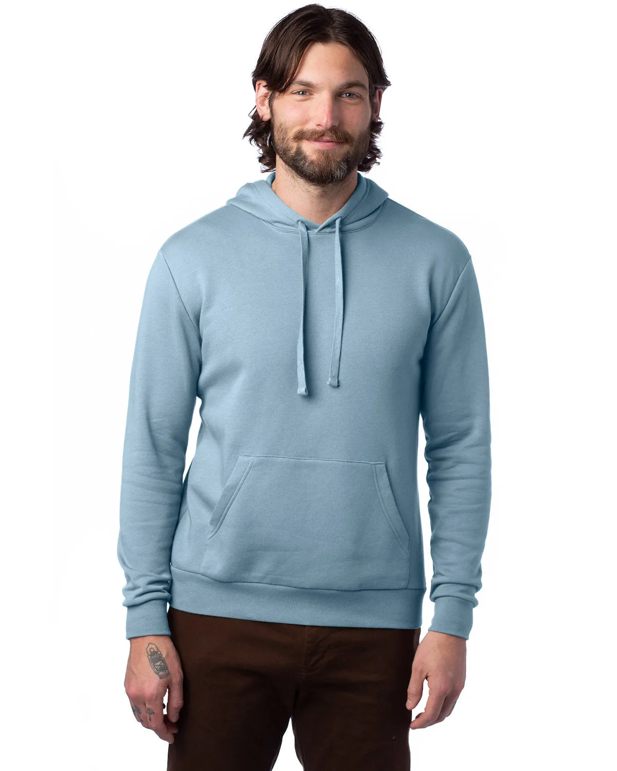 Alternative Adult Eco Cozy Fleece Pullover Hooded Sweatshirt 8804PF