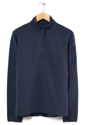 Arc'teryx Covert Men's 1/2 Zip Fleece - Kingfisher Heather