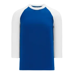 Athletic Knit (AK) BA1846A-206 Adult Royal Blue/White Pullover Baseball Jersey