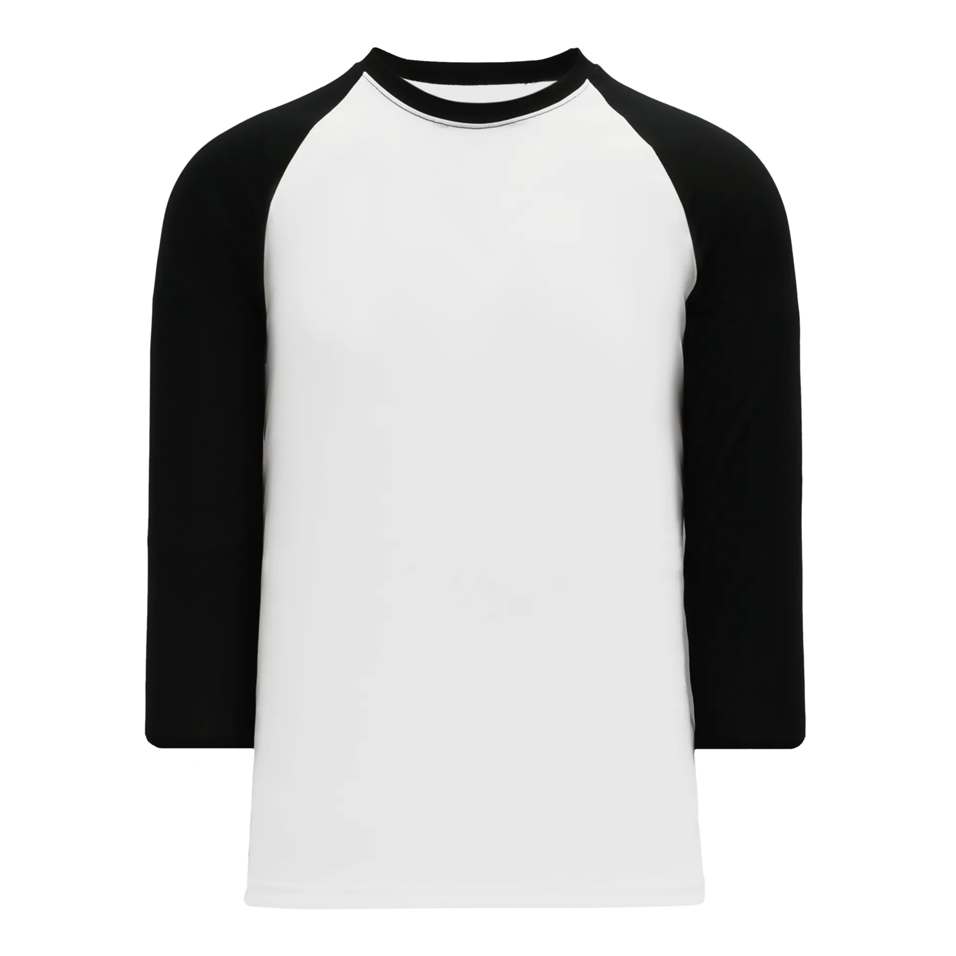 Athletic Knit (AK) BA1846A-222 Adult White/Black Pullover Baseball Jersey