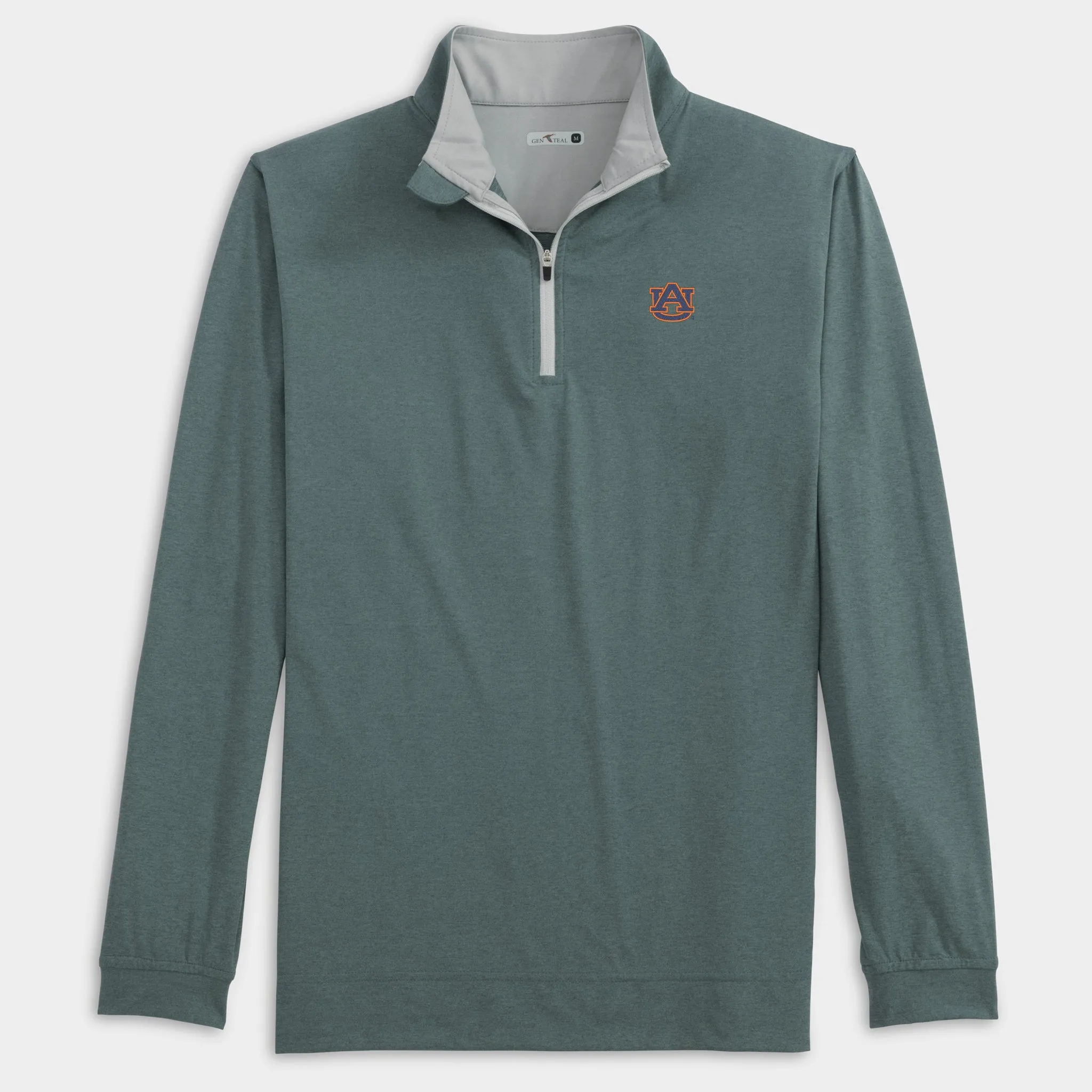 Auburn Heathered Venture Performance Quarter-Zip