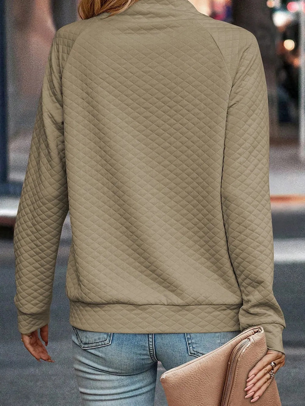 Autumn Quilted Sweatshirt