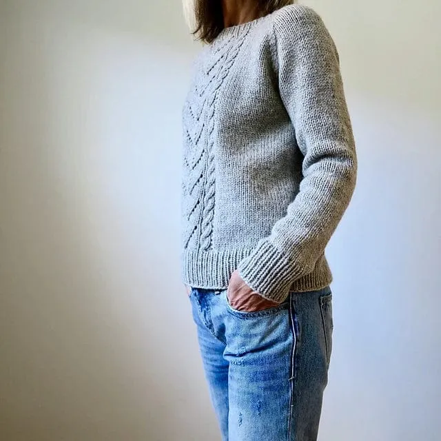 Avalanche Pullover Sweater Pattern by Heidi Kirrmaier