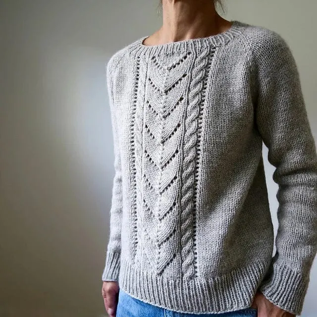 Avalanche Pullover Sweater Pattern by Heidi Kirrmaier