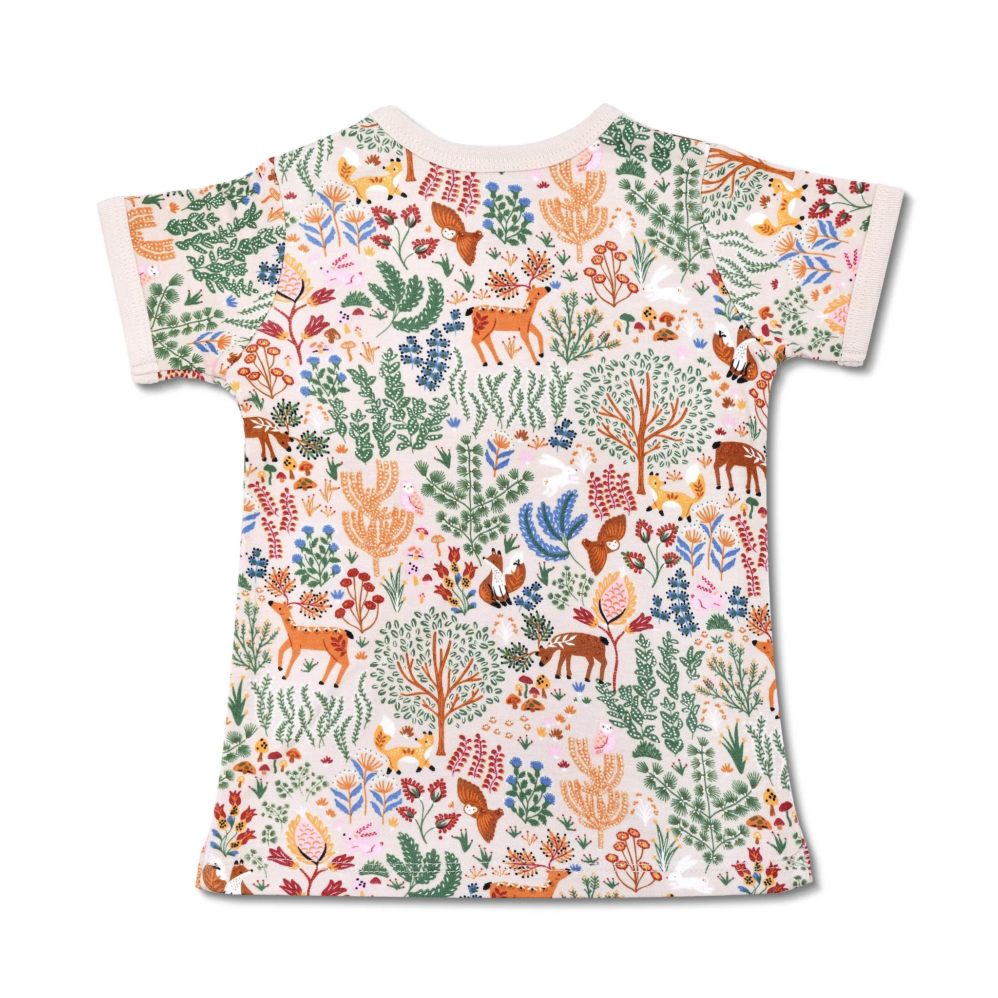 Bamboo Blend Short Sleeve Shirt - Boho Woodland