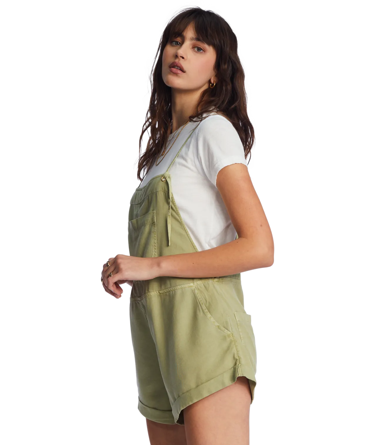 Billabong Wild Pursuit Romper-Avocado