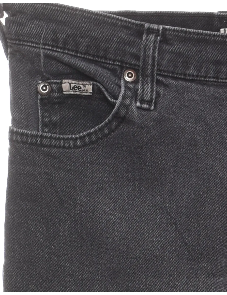 Black Straight-Fit Lee Jeans - W31 L30