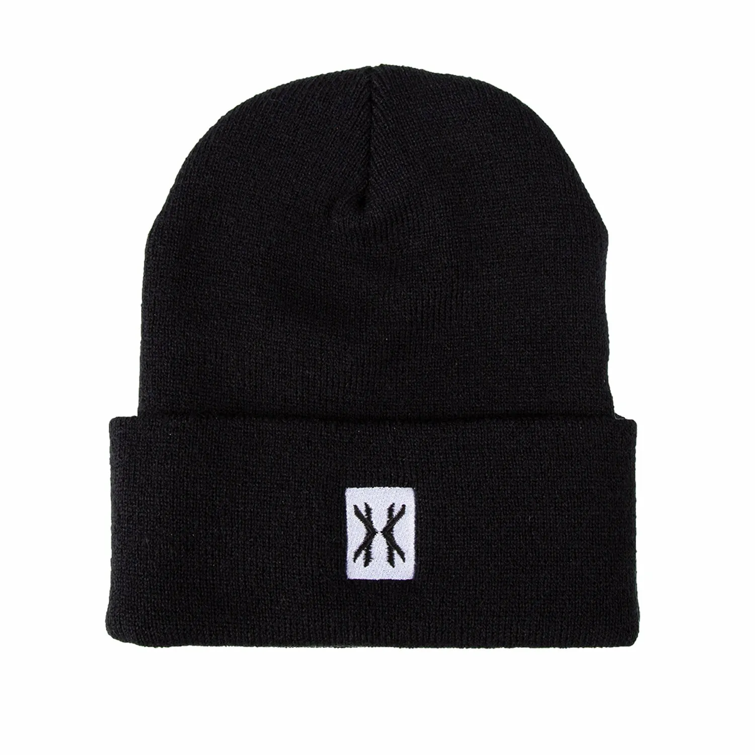 Blackout Beanie - Black/White