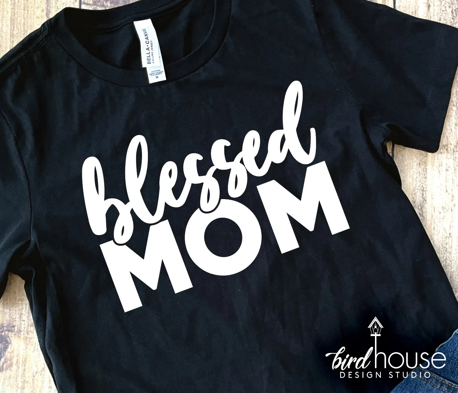 Blessed Mama, Abuela Grandma, Tia, ANY NAME, Cute Personalized Tshirt