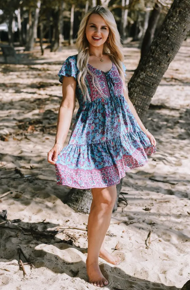 Boho Dreams Babydoll Mini Dress