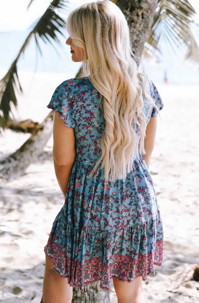 Boho Dreams Babydoll Mini Dress