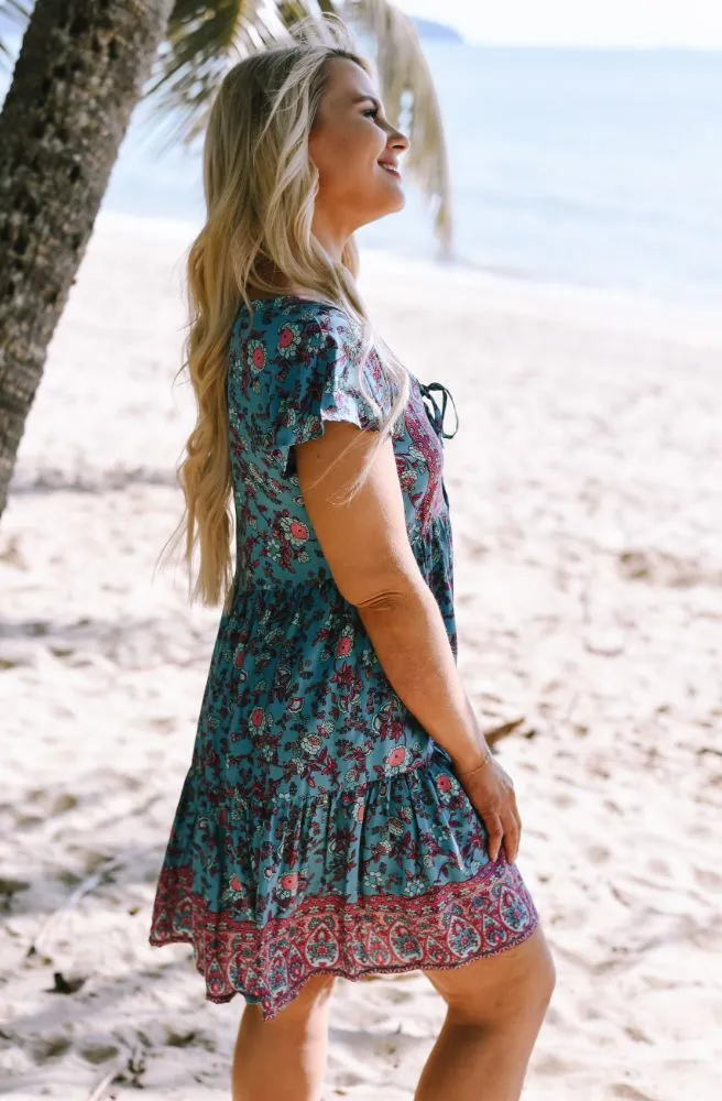 Boho Dreams Babydoll Mini Dress