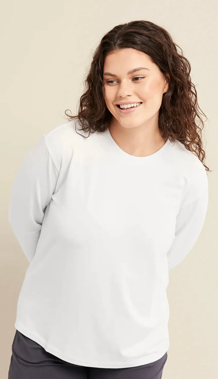 Boody Long Sleeve Round Neck T-shirt