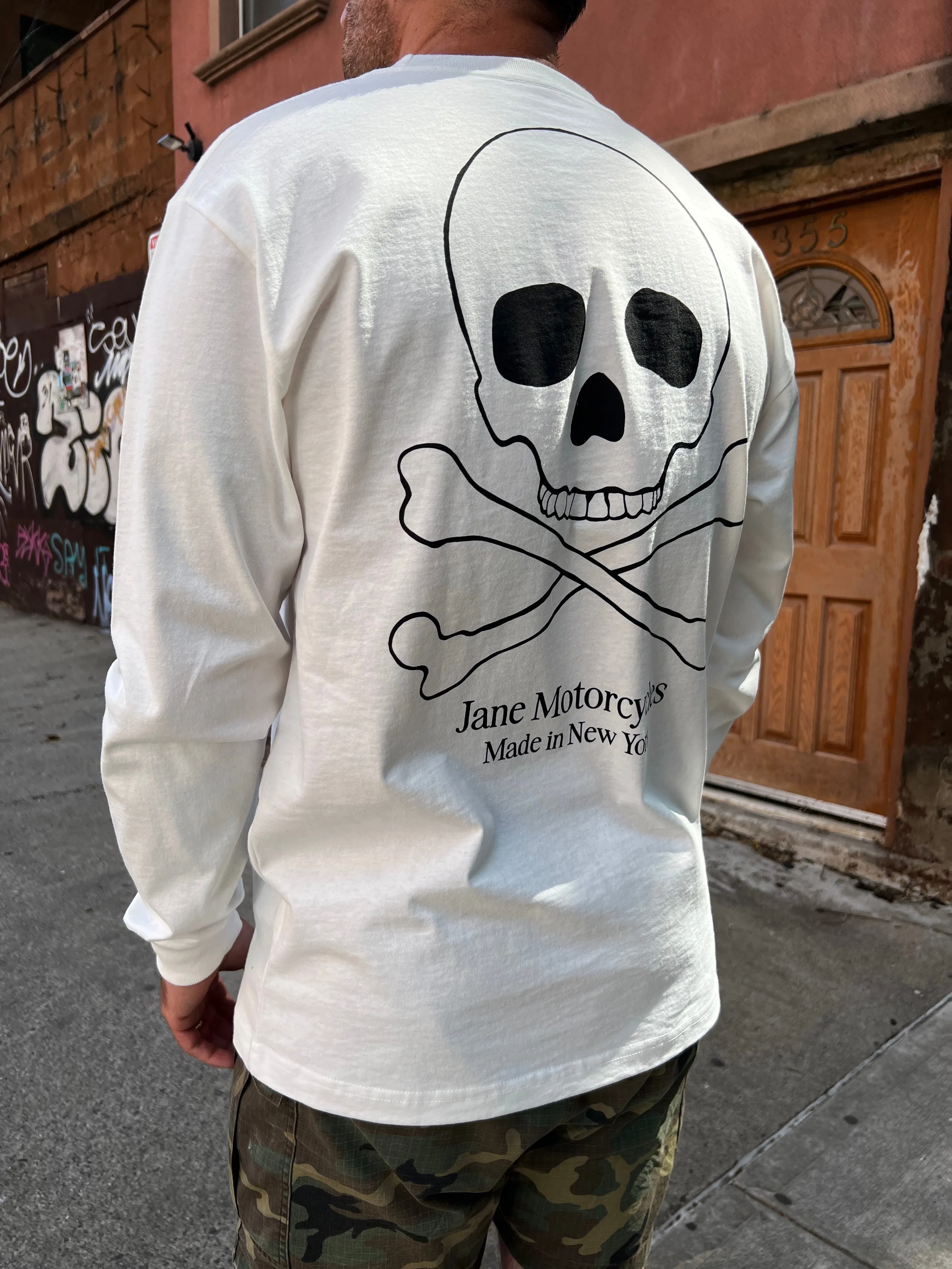 BOWERY SKULL LONG SLEEVE T-SHIRT