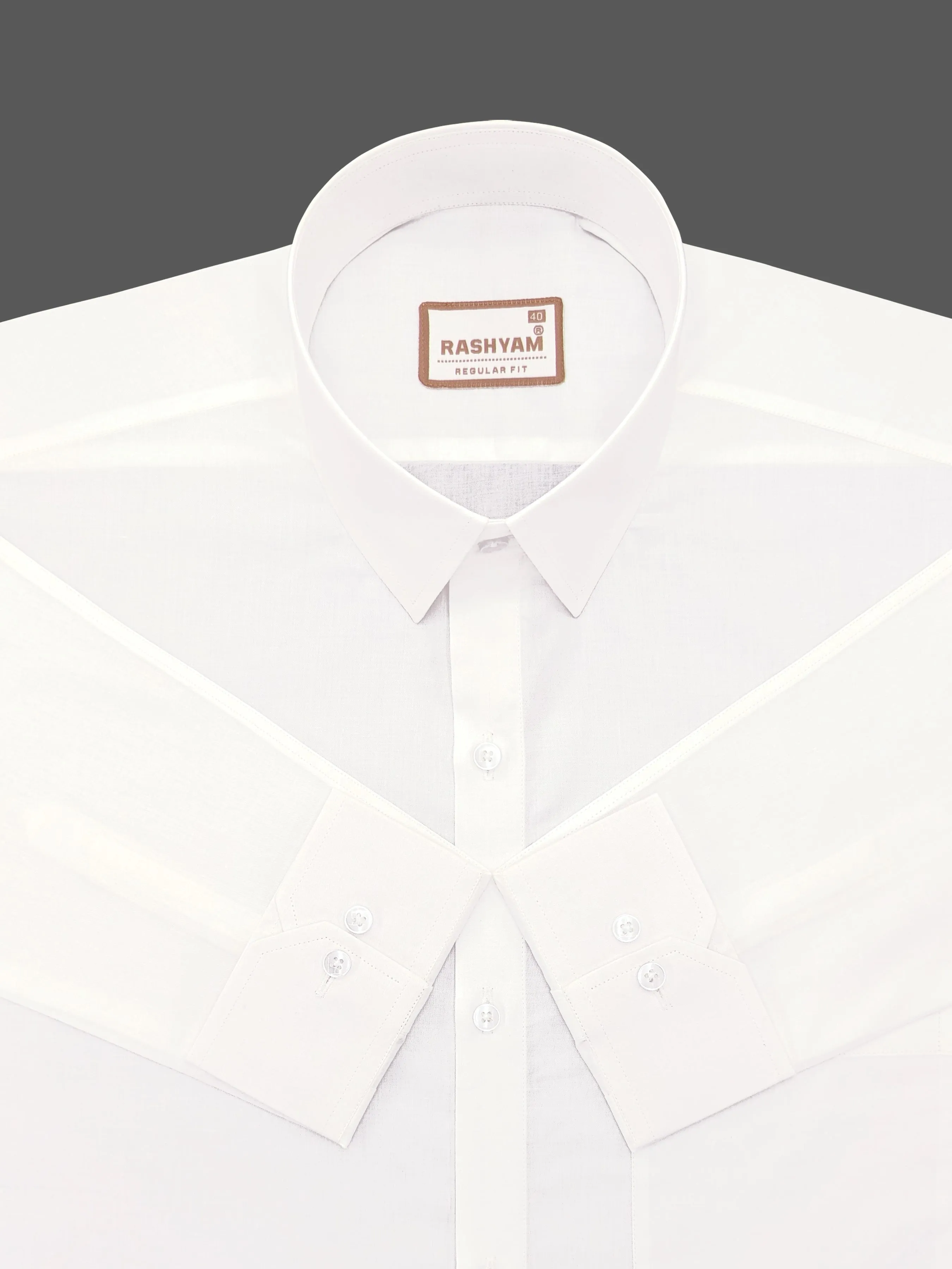 Bright White Premium Giza Cotton Shirt