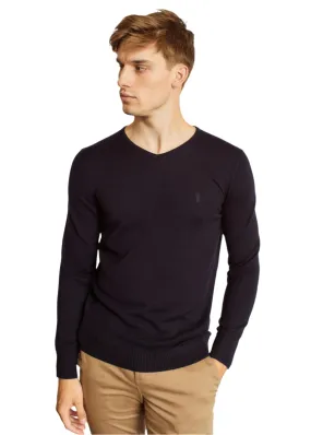 Bruun & Stengade Wool Modal Blend V-Neck Sweater