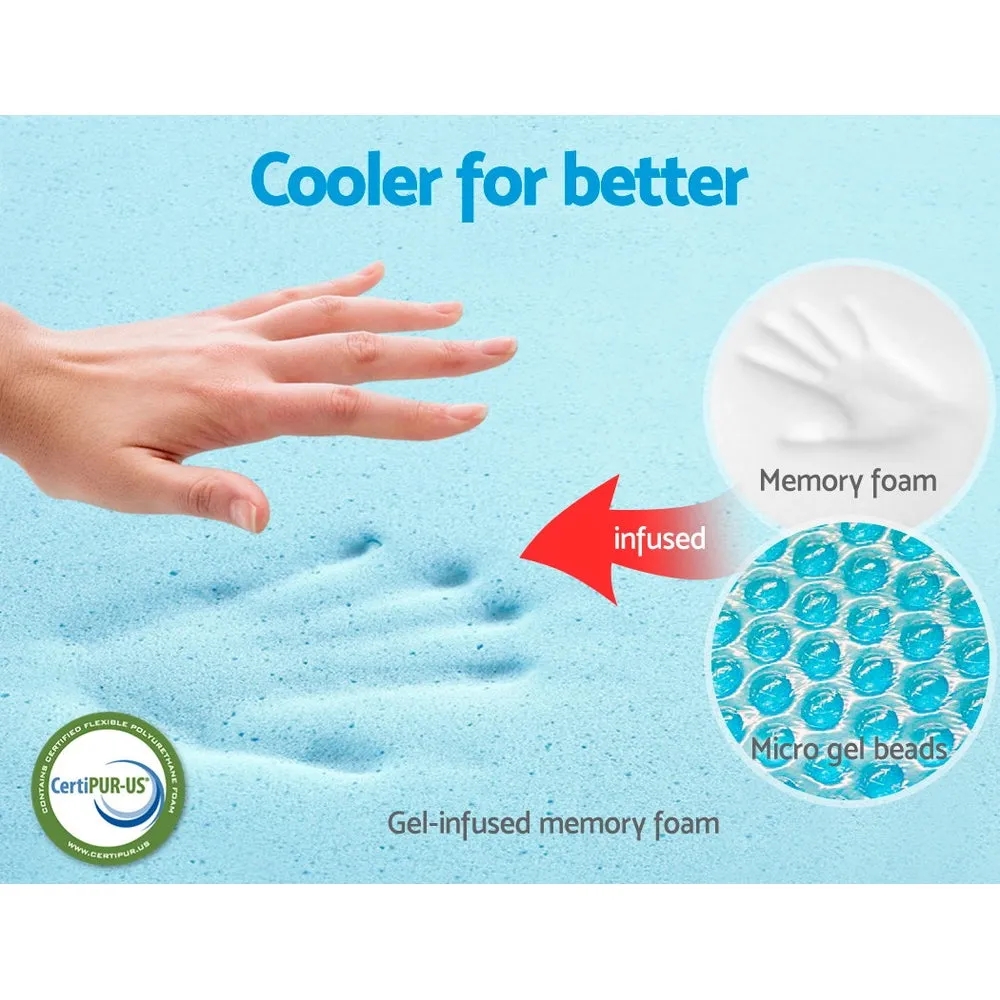 Cairns 25cm Cool Gel Memory Foam Mattress - King Single