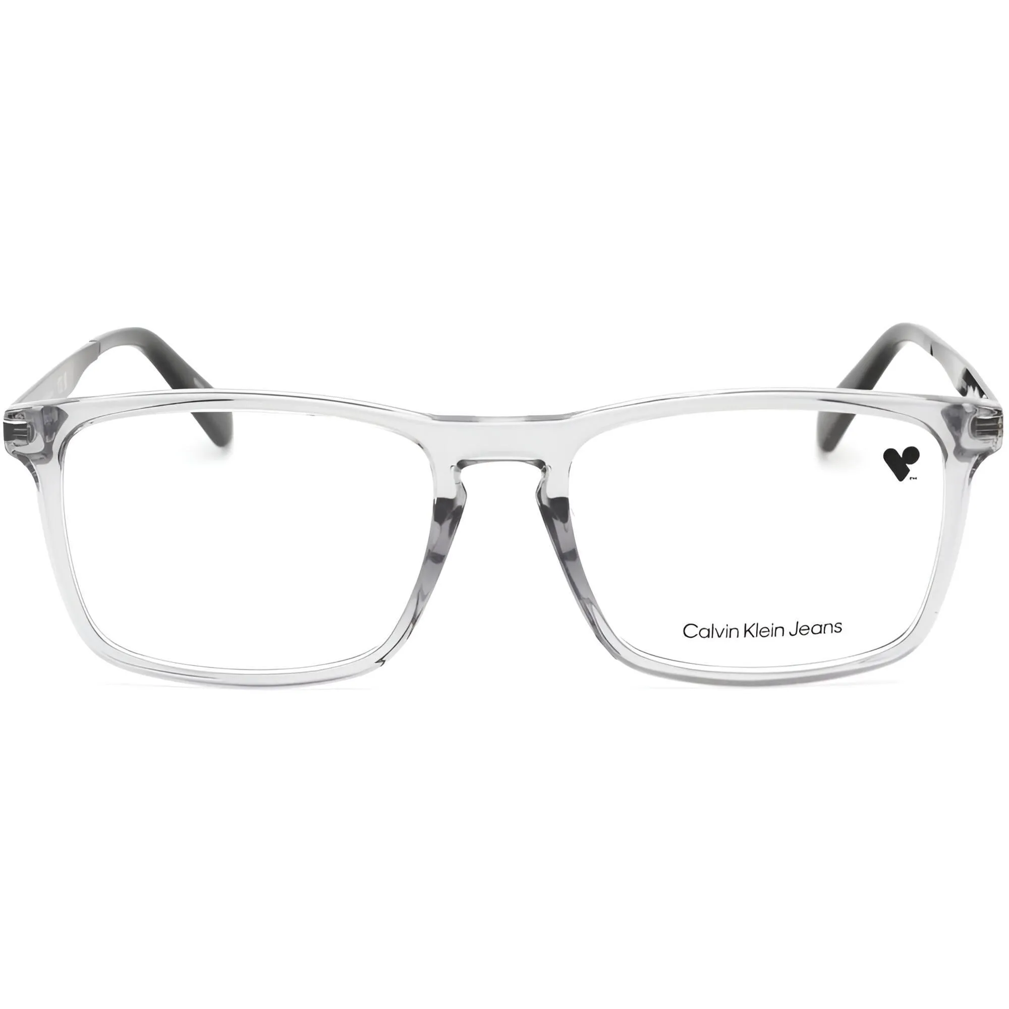 Calvin Klein Jeans Men's Eyeglasses - Light Grey Square Full Rim Frame | CKJ22613 051