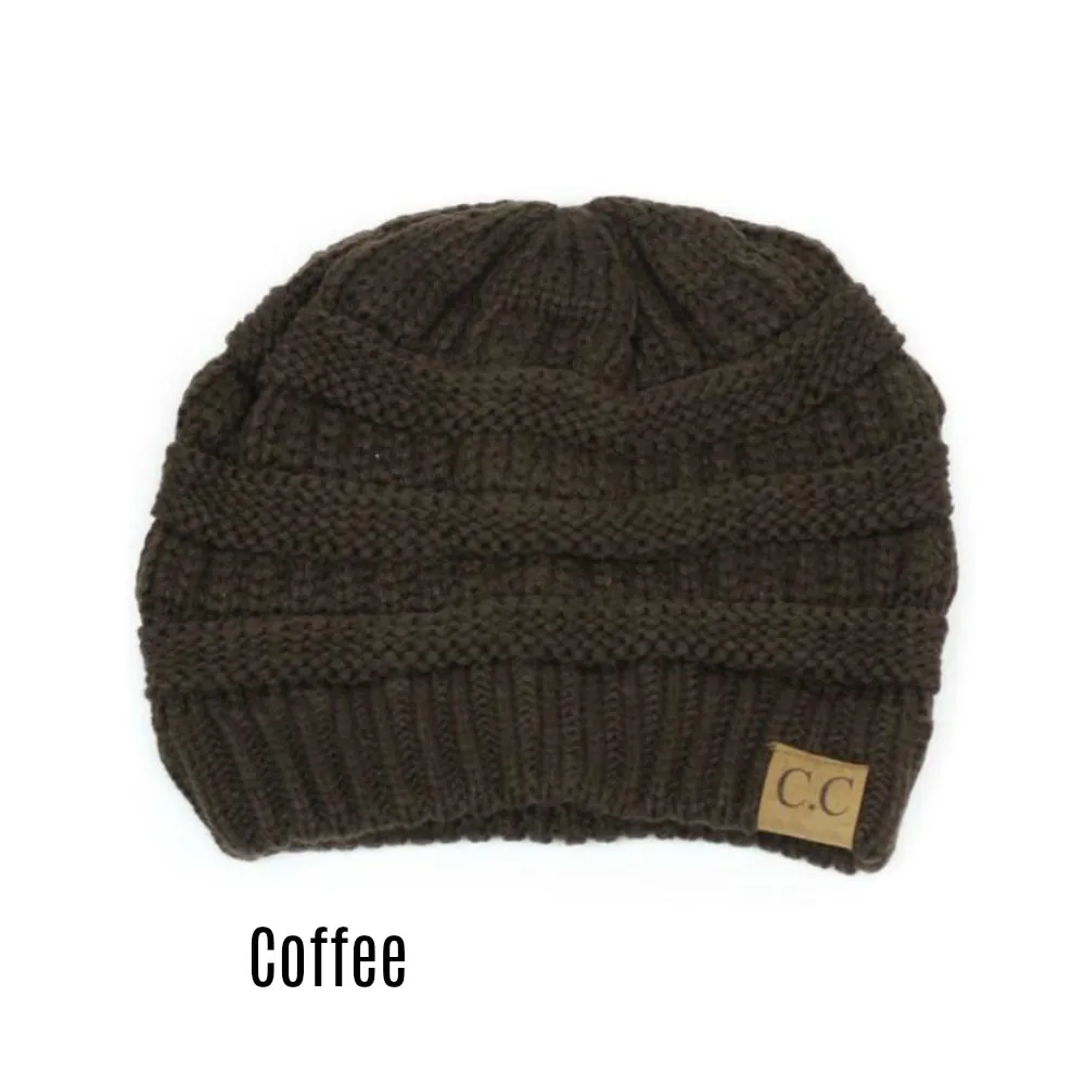 CC Beanie Hat | C.C Knit Beanie