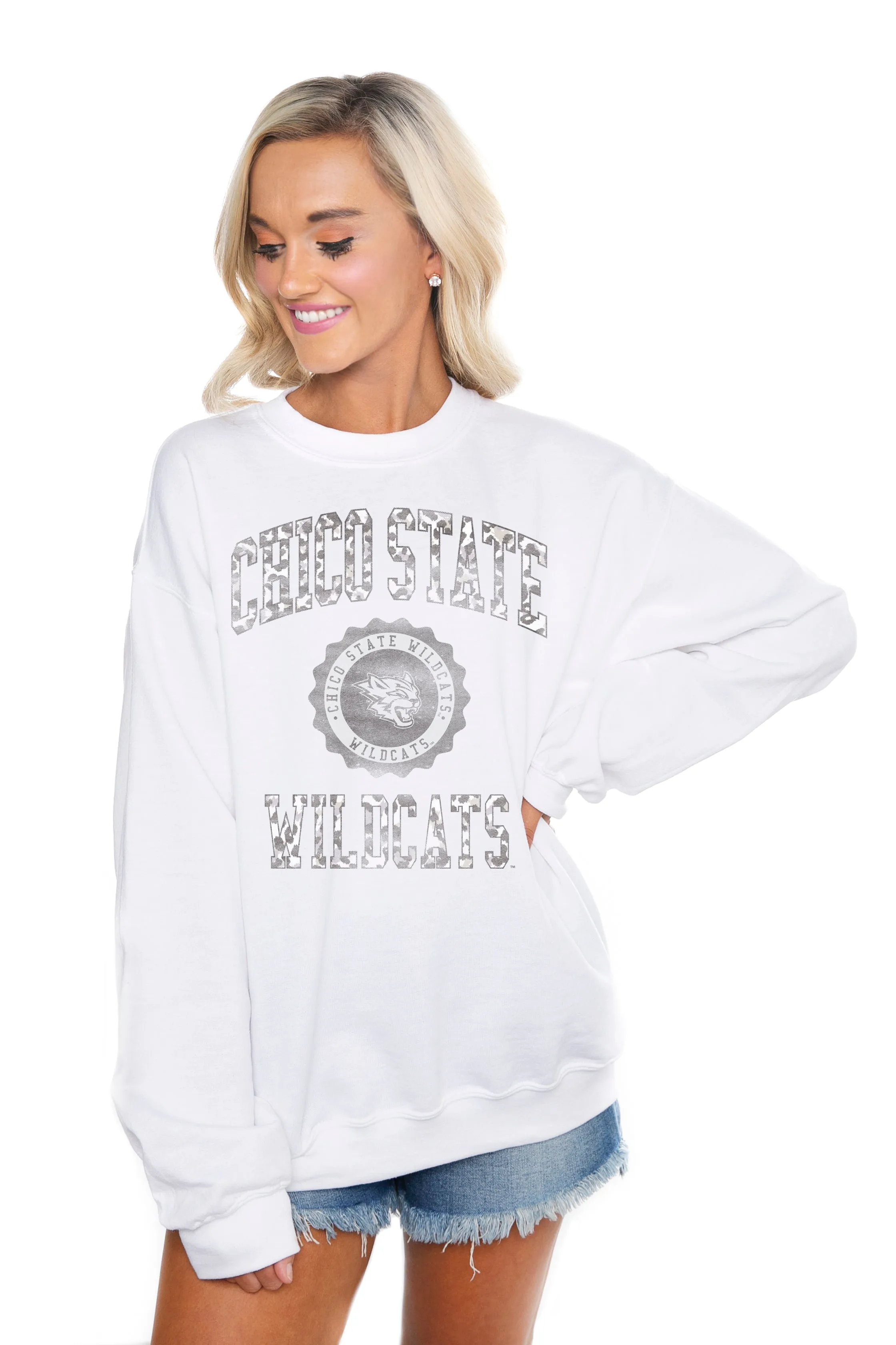 CHICO STATE WILDCATS "OVERTIME" PERFECT CREW SWEATSHIRT