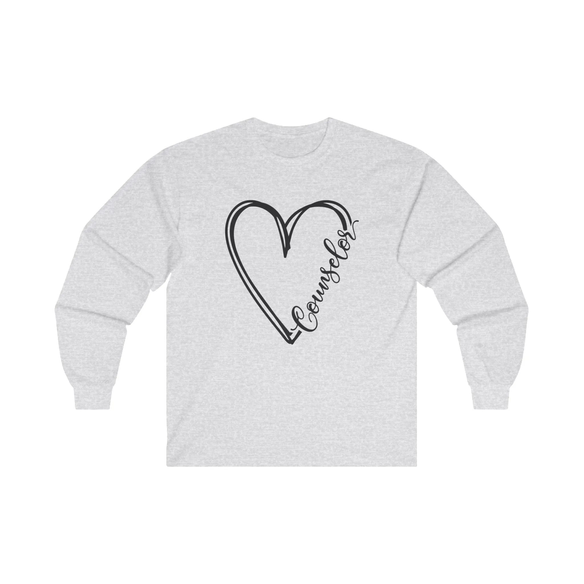 Counselor Heart Long Sleeve Shirt