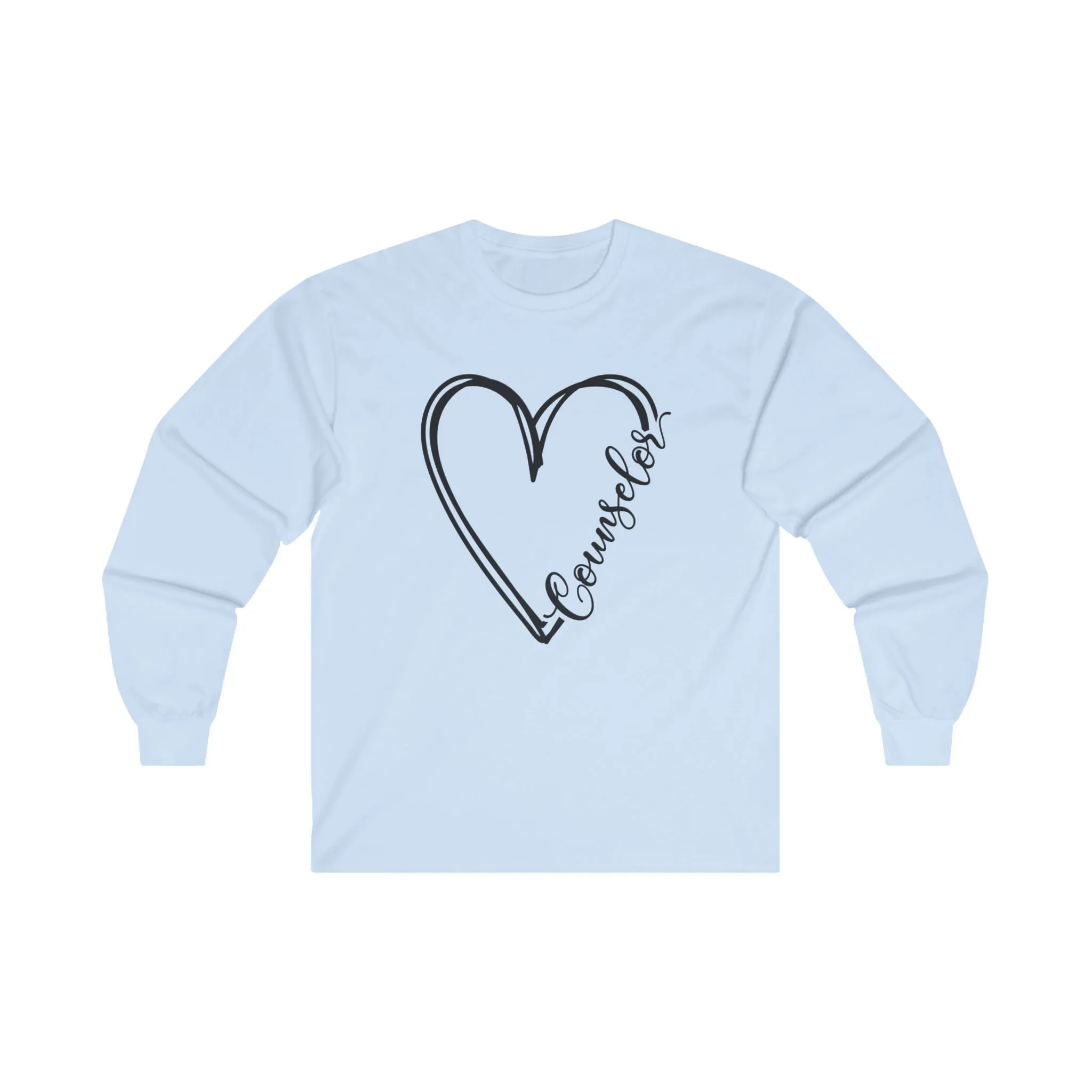 Counselor Heart Long Sleeve Shirt