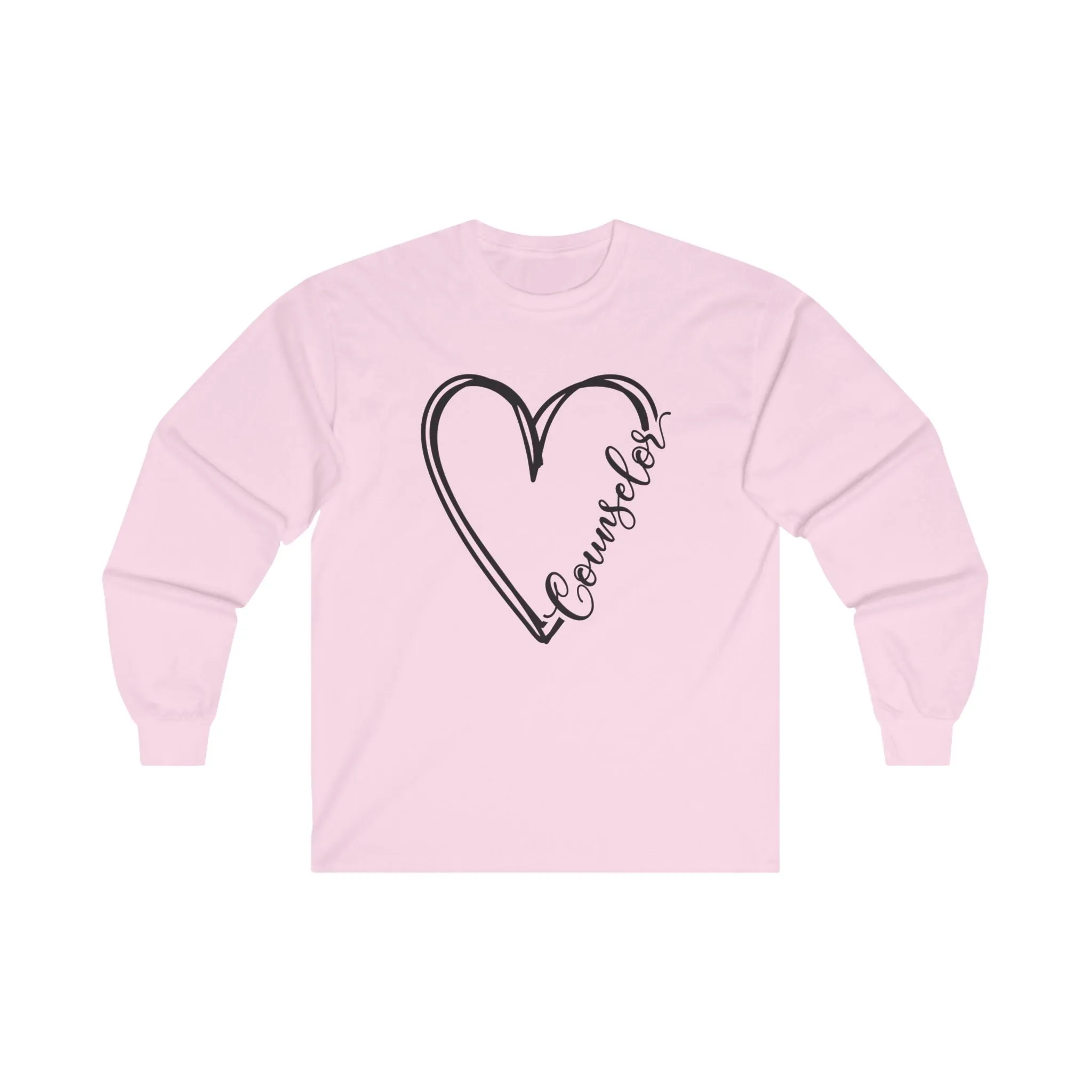 Counselor Heart Long Sleeve Shirt