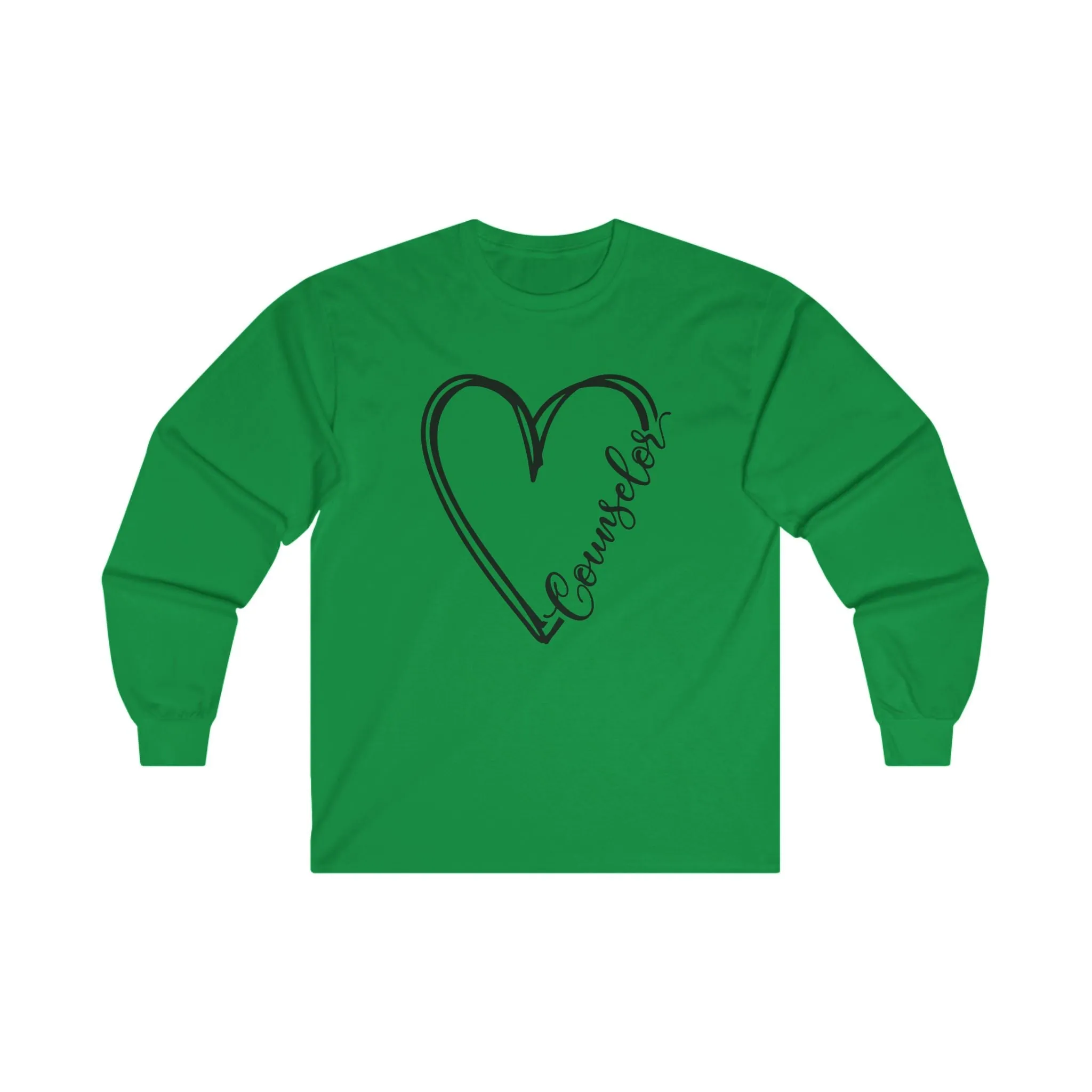 Counselor Heart Long Sleeve Shirt