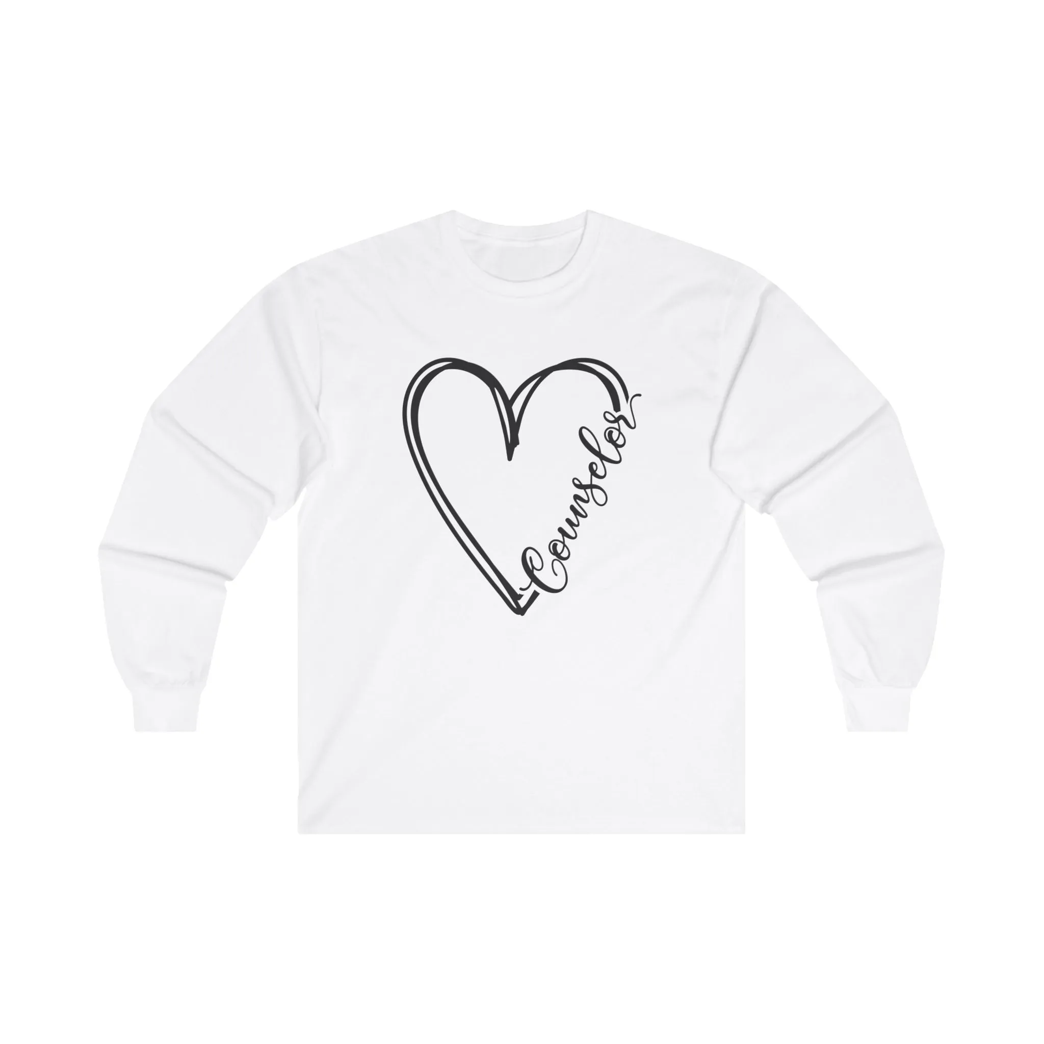 Counselor Heart Long Sleeve Shirt