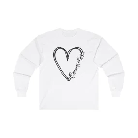 Counselor Heart Long Sleeve Shirt