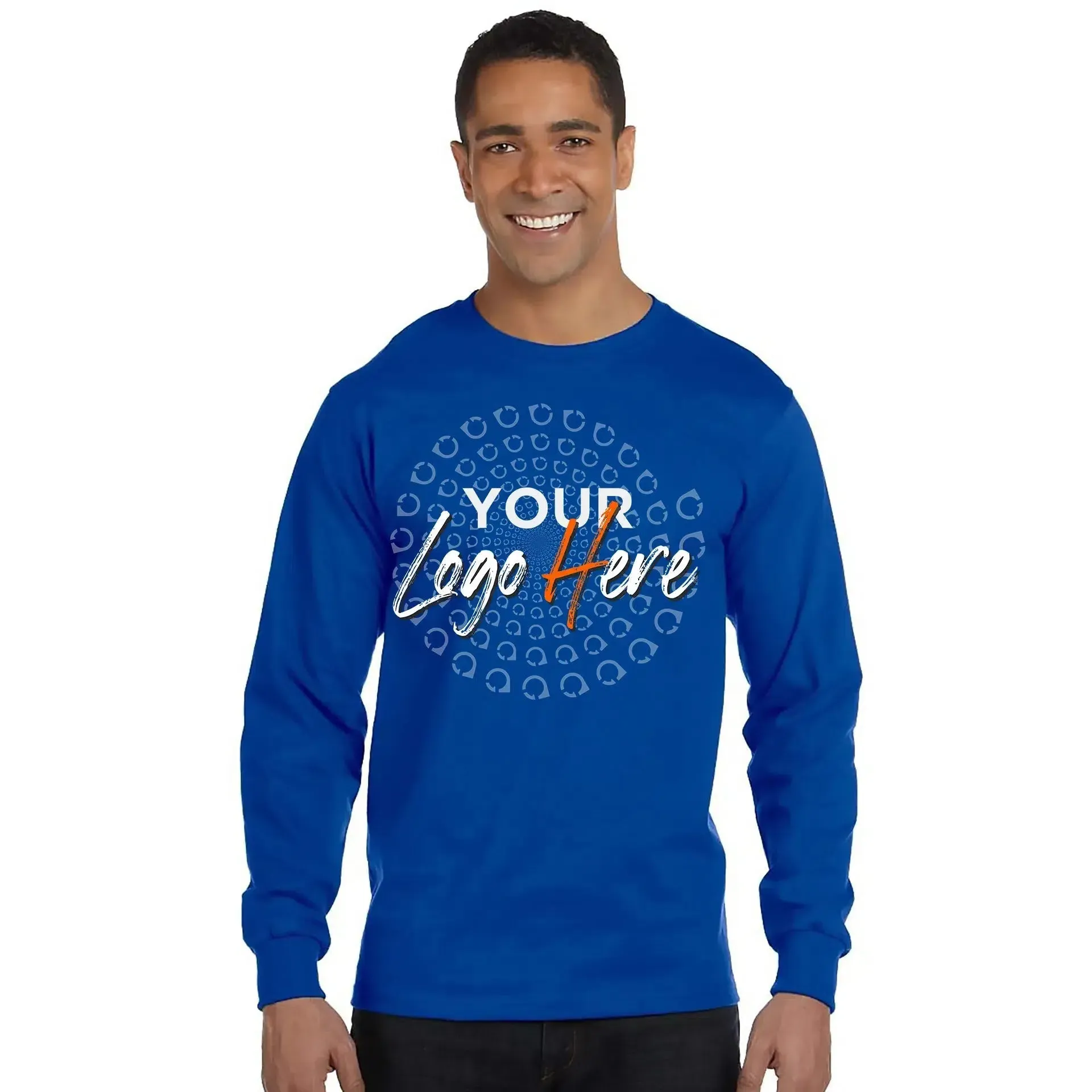 Custom Long Sleeve T-Shirts - Unisex Gildan G240