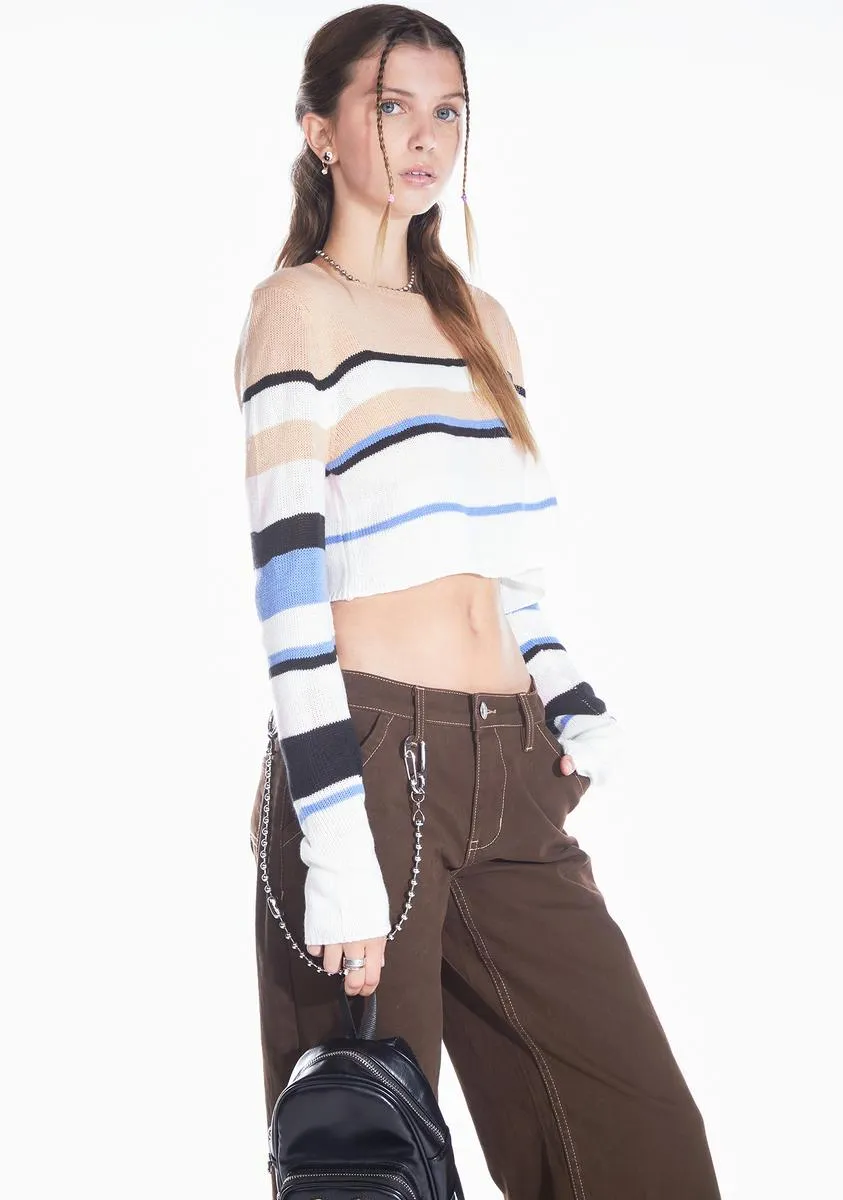 Cut Me Some Slack Crop Sweater