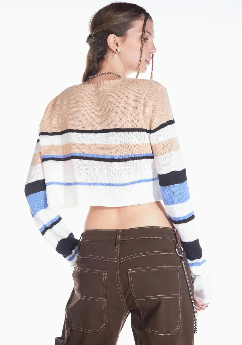 Cut Me Some Slack Crop Sweater