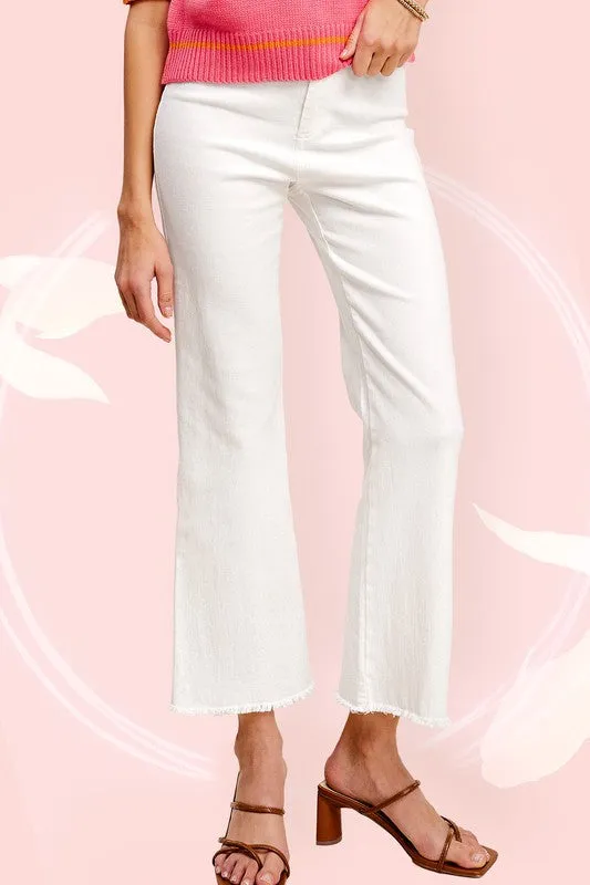 Dedra Soft Washed Stretchy High Rise Pants