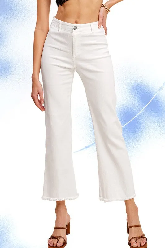 Dedra Soft Washed Stretchy High Rise Pants